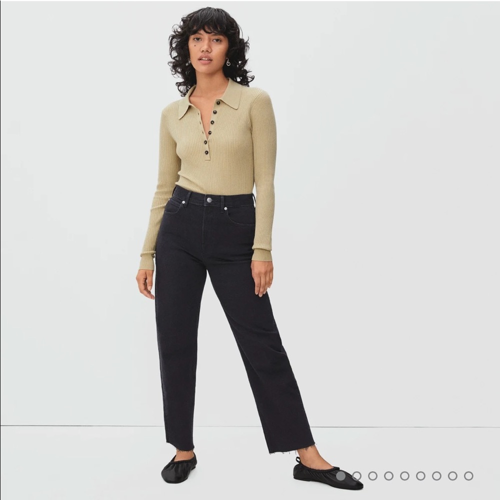Everlane The Way-High Jean, 32, Coal